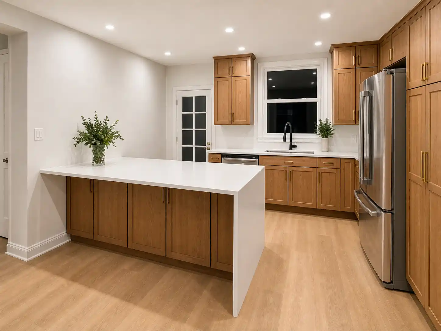 Warm Oak Kitchen Refresh